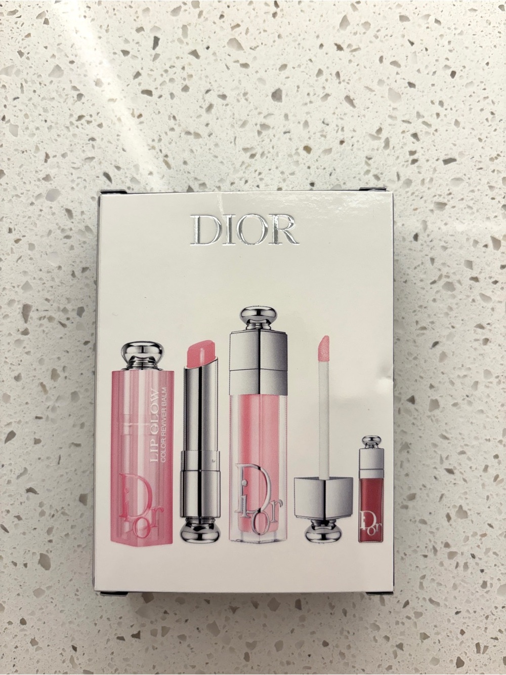NIB Dior Addict Natural Glow Lip Essentials 3-Piece Set